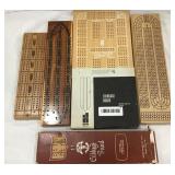Assorted Vtg Cribbage Boards