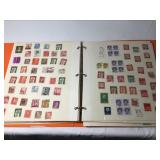 Vtg Stamp Album w/ Assorted Stamps