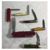 Assorted Vtg Pocket Knives