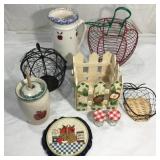 Apple Themed Kitchen Decor Assortment