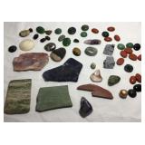 Assorted Polished Gemstones And Minerals