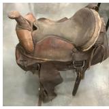 Western Leather Saddle
