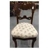 Vtg Beautiful Mahogany Side Chair