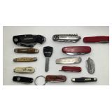 Assorted Folding Pocket Knives And Multi-Tools
