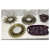 Beautiful Sunburst Mirrors & Temptations...