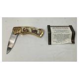 Franklin Mint 10-Point Buck Collector Knife