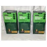 3 Sawyer Mosquito Bed Net Kit New