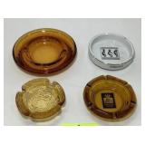 Assorted Glass Ashtrays