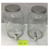 Glass Beverage Dispensers 10.5 in Tall