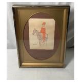 Picasso Harlequin On Horseback Framed Print