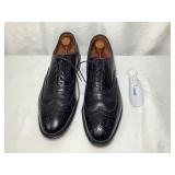 Allen Edmonds Black Wingtip Shoes Size 11.5 D
