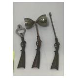 Vtg Novelty Rifle Barware Set