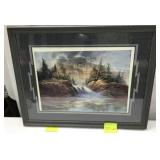 Framed Native American Themed Print