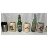 Assorted Barware And Beer Steins