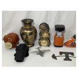 Assorted Decorative And Sports Memorabilia Lot