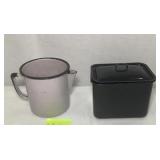 Cesco Enamelware Pitcher & Storage Container