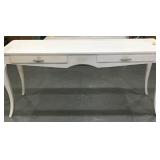 Beautiful White Painted Sofa TableSize 66x21