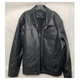 Black Rivet Leather Jacket Size XXL