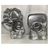 Vtg Wilton Aluminum Character Cake Pans