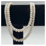 Rachel Parcell 2 strand pearl necklace 18"