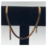 925 herring bone necklace. 18"