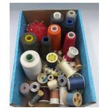 vintage sewing thread spools