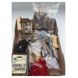 Assorted sewing supplies