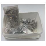 Assorted picture hanging & sewing supplies