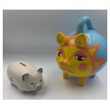 Hand painted piggy banks