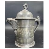 Oneida Quadruple plate pitcher.