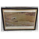 First flight centennial framed print. 41ï¿½x29ï¿½