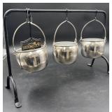 Hanging cauldrons