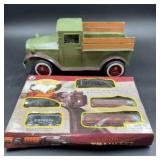 Batter Operated train set & metal truck
