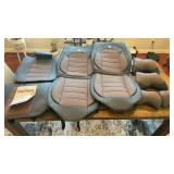 Car Loeleather seat covers front & back row late