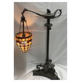 Tiffany style stained glass floor lamp