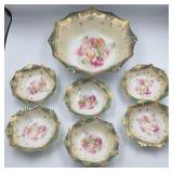 R.S. Prussia serving set. 7pc.