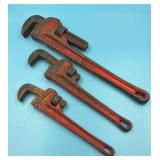 Rigid, Armstrong & KC PRO Pipe wrenches.