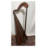 Classical wooden parlor harp. 56ï¿½