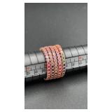 Multi colored rings. Size 8