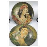 Vtg Tin Litho Fallstaff Beer Chargers. 16ï¿½