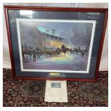 Framed ï¿½Brief Encounterï¿½ by Mort Kï¿½nstler w/COA.