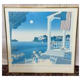 Framed Constitution Bicentennial print by Thomas