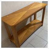 Wooden sofa table. 48x15x28'