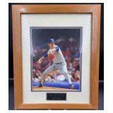 Nolan Ryan Autographed Framed 8x10'Photograph.