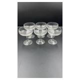 Coupe cocktail glasses