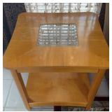 Wooden end table. 25x25x24'