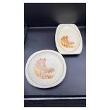 Ceramica Ternana Italy serving dishes. 14" & 11"