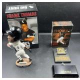Frank Thomas bobble head & HOF Plaque