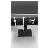 Silver tone bracelets