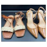 Ladies strapped heels & sandals. Size 9